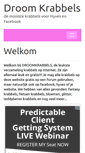 Mobile Screenshot of droomkrabbels.nl